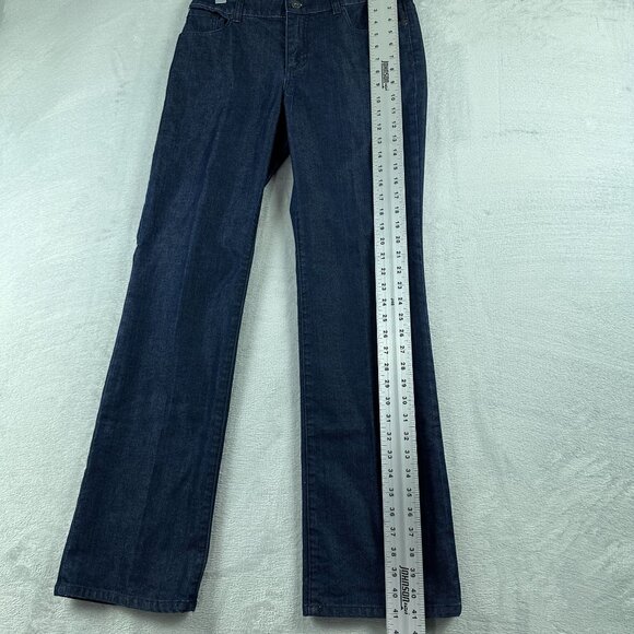 Chico's Bootcut Jeans Womens Size 0.5 Reg Dark Wash Platinum Denim Mid Rise Blue - Picture 11 of 12